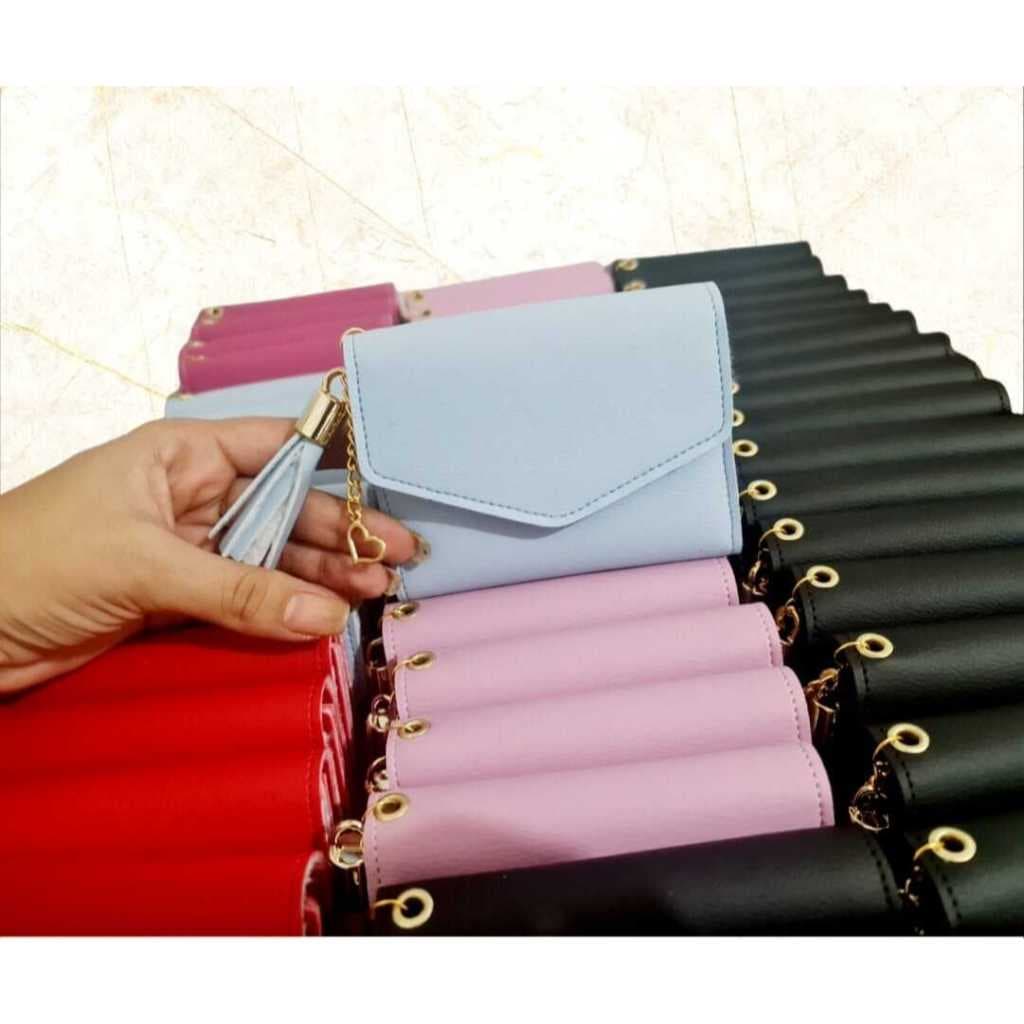 Carteira feminina, kit com 5 unidades