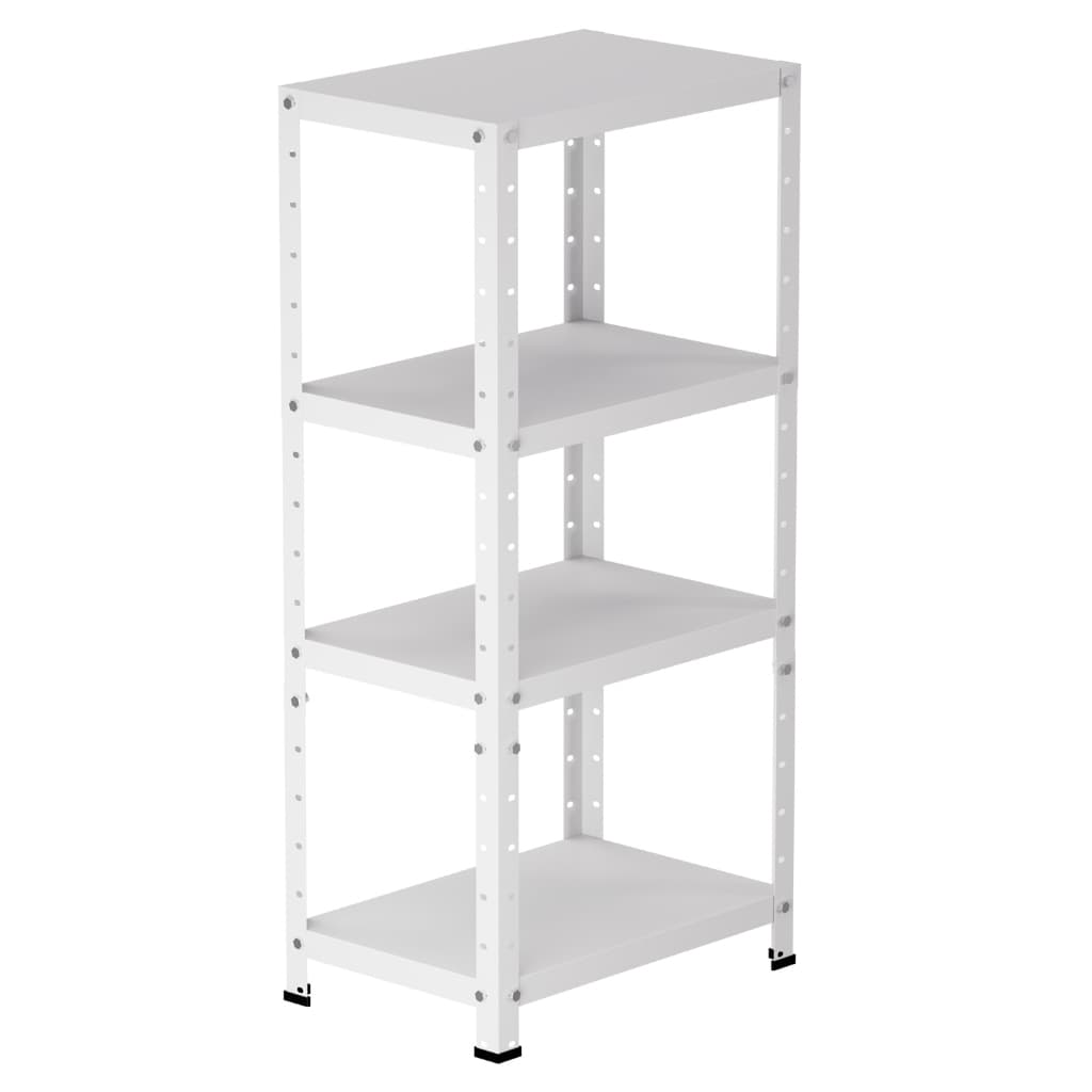 Estante Aço Pequena p 60kg 4 Bandejas Tripartida 95cm x 30cm x 45cm