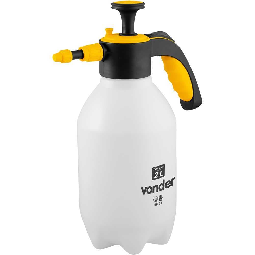 Pulverizador Manual 2L Litros Com Compressão Prévia Vonder