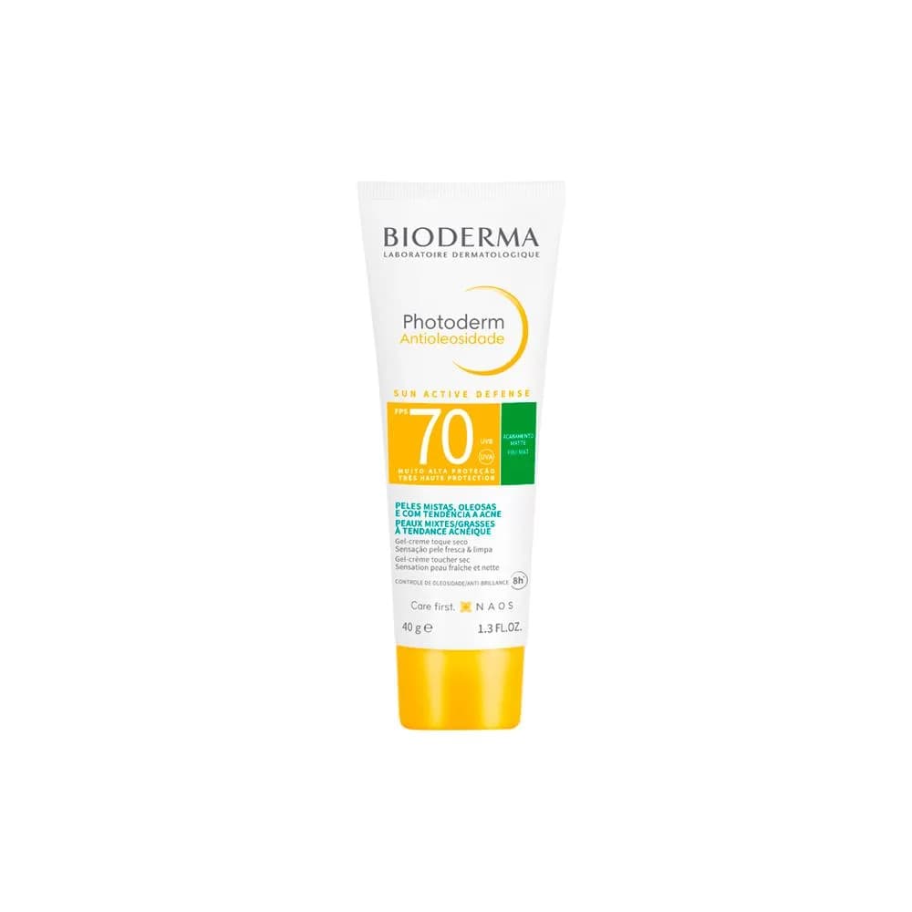 Protetor Solar Photoderm Antioleosidade FPS 70 Peles Mistas a Oleosas 40g Bioderma