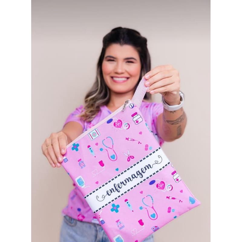 Porta Jaleco Bolsa Enfermagem
