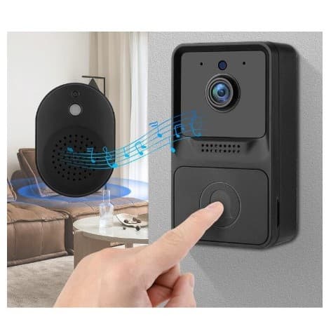 Campainha Câmera Wifi Sem Fio Inteligente Interfone Dáudio
