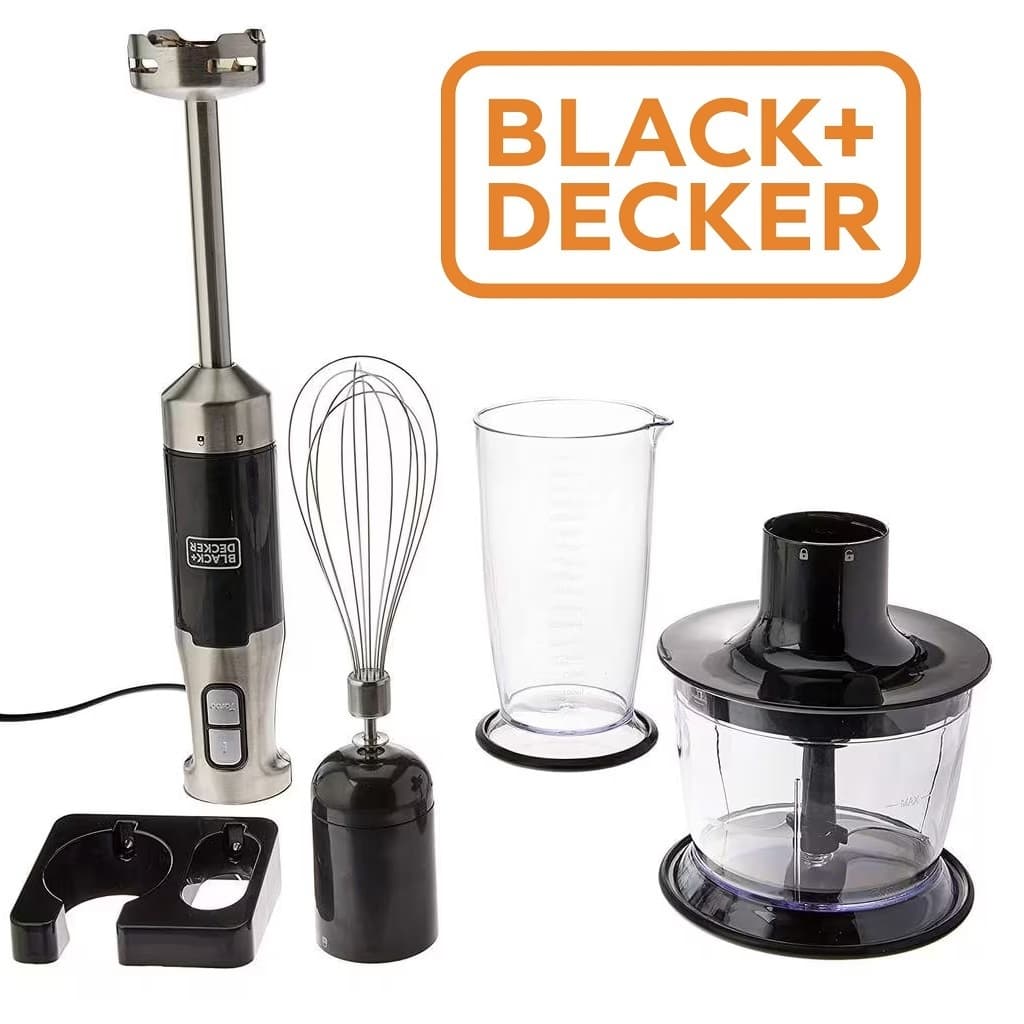 Mixer Black + Decker 3 em 1 Fusion Mix MK600 4 lâminas 600W - 110v ou 200v
