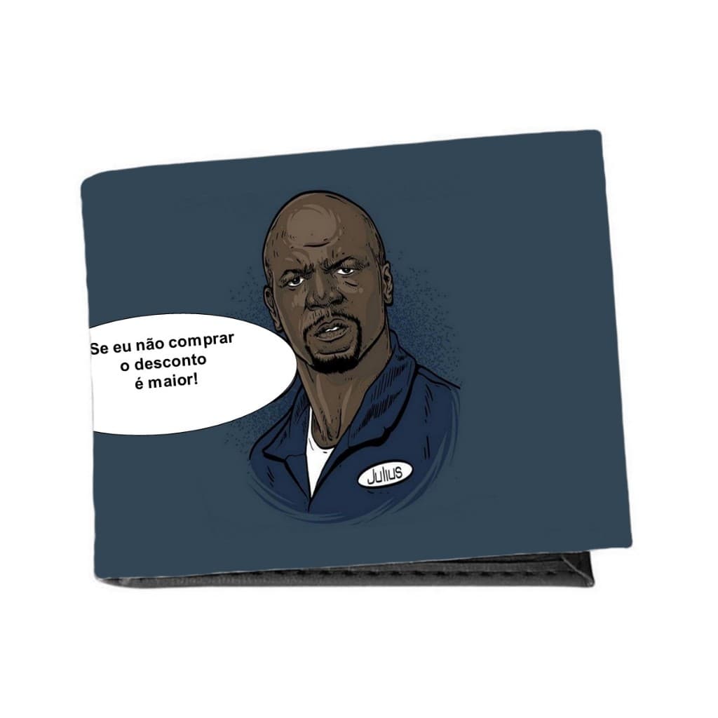 Porta Cartão Dinheiro e Documento Carteira Personalizada Julius Todo Mundo Odeia O Cris Economizar Desconto Maior