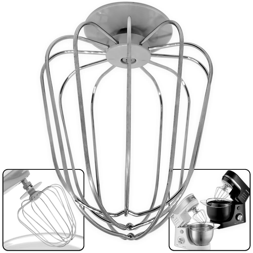 Batedor Massa Leve Original De Batedeira Planetária Mondial B-48-B-SL, BP-01, BP-02 e BP-03 e BPS