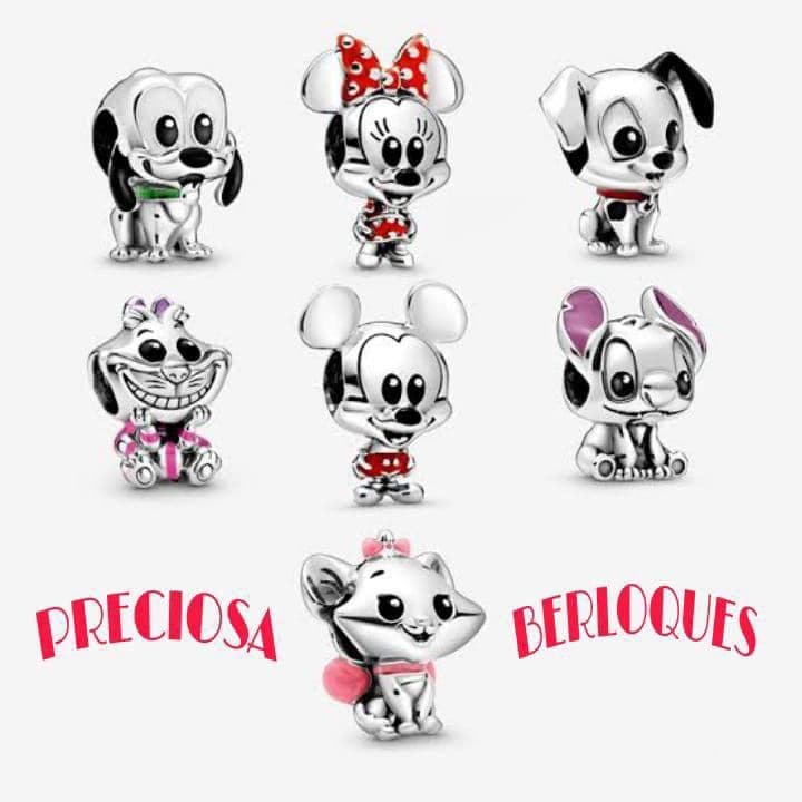 Berloque baby charm passante mickey minnie