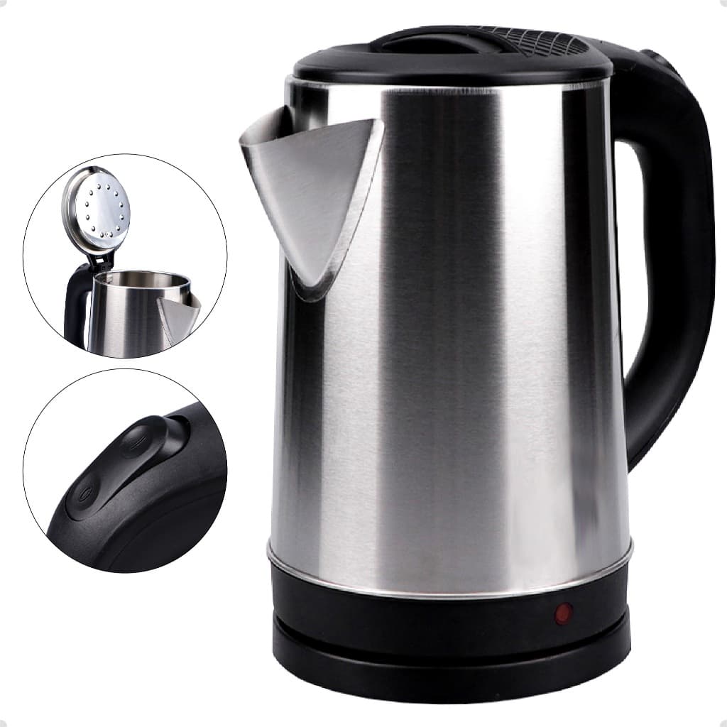 Chaleira Elétrica Auto Desligamento Em Inox Best  2L 127 V