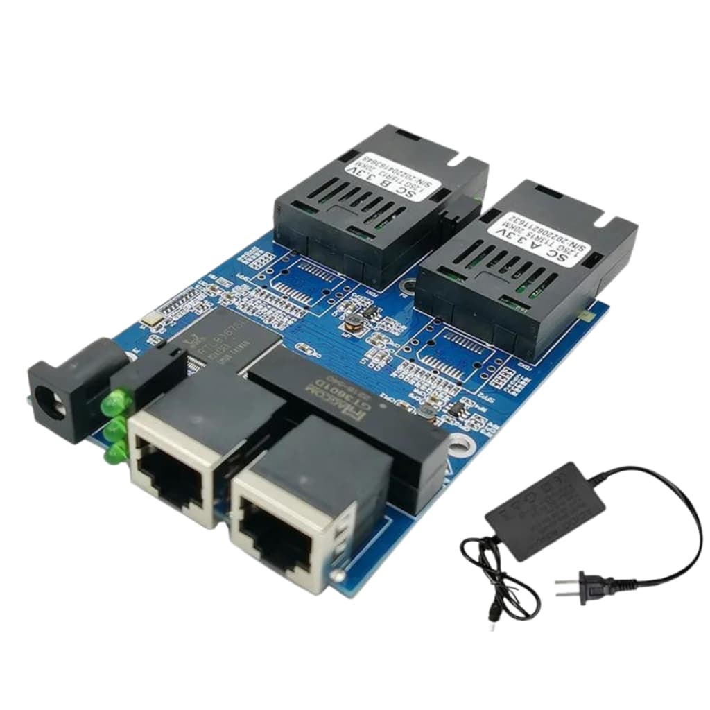 Switch Placa Rede Metro Giga Gigabit 1000mb Gbic A B-2p Rj45
