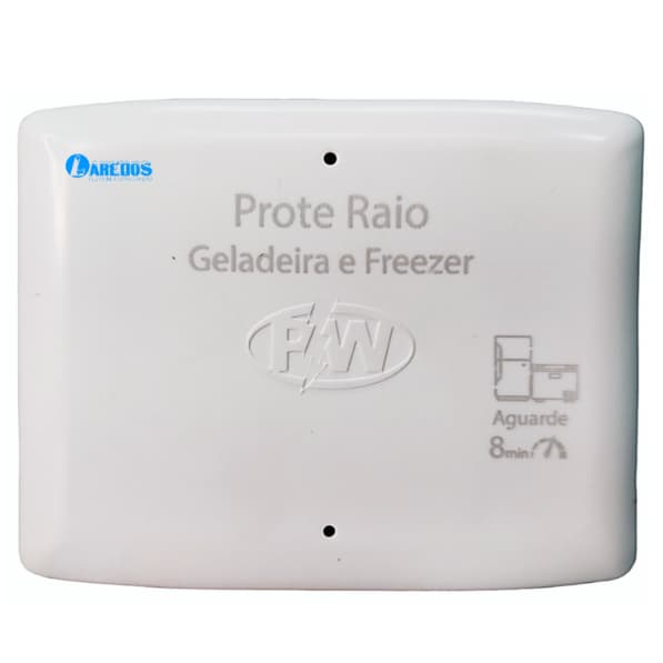 Protetor Contra Queda De Energia E Raio Para Geladeiras Freezer 220v Pino de Encaixe 10a