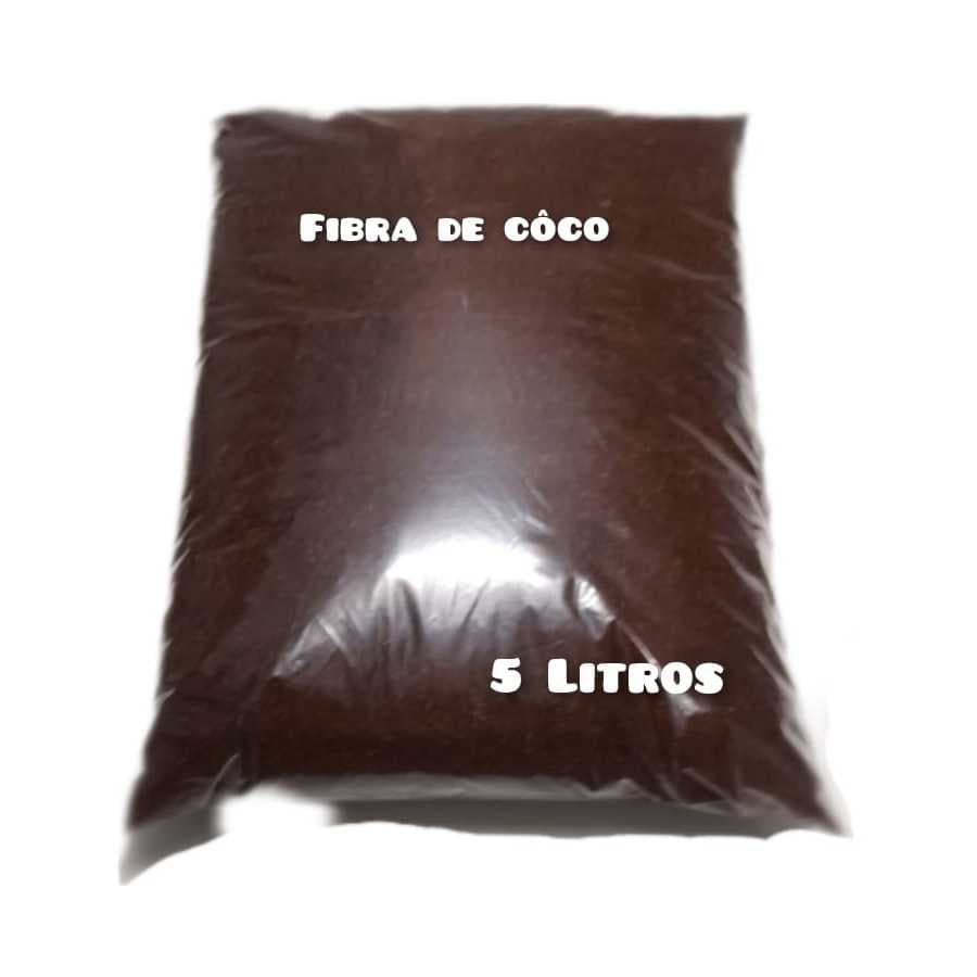 5 Litros Fibra de coco TRITURADA (PÓ DE COCO)