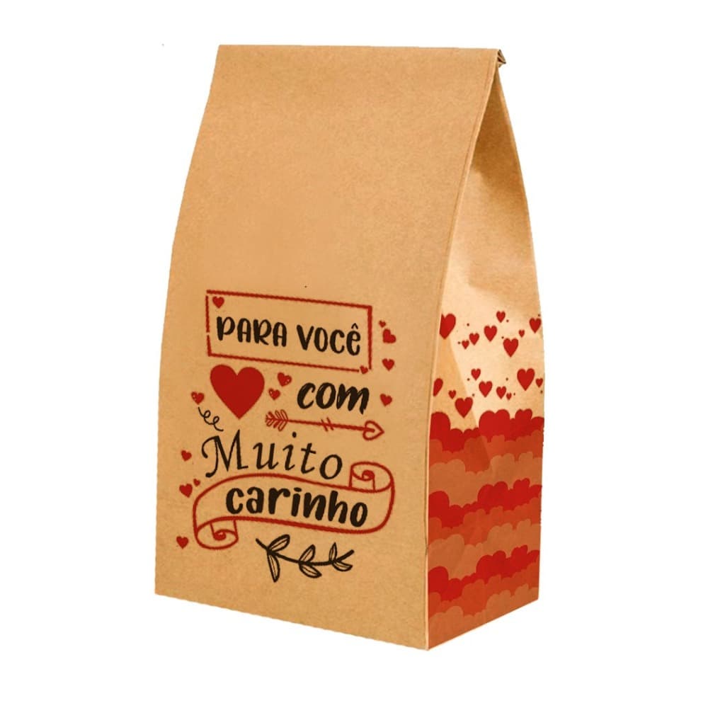 Saco Delivery 18x10x28  ( 100unid Melhor Preço! ) - Com muito Carinho