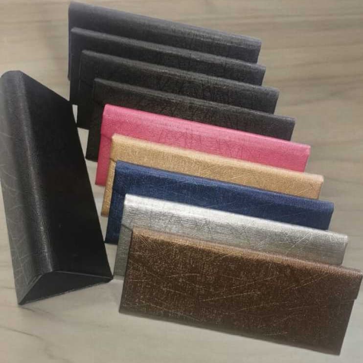 kit 10 un Estojo Case de Proteção Para Óculo, sol e grau.Triangular