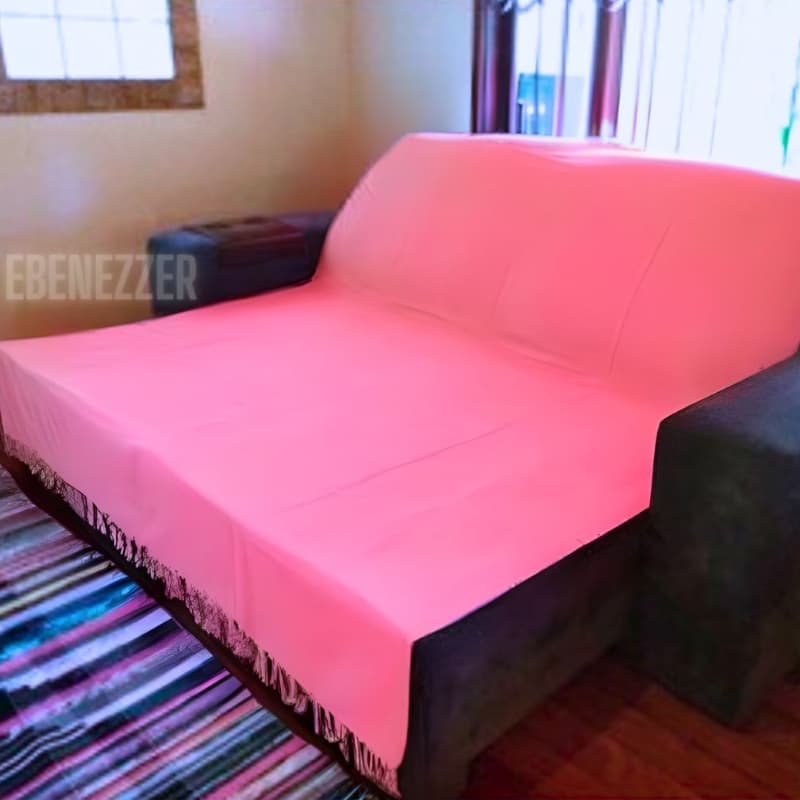 Manta Sofá Grande 2,40x1,80 Capa Protetora Gigante Retrátil Cama Mesclado Lisa Promoção Envio Rápido