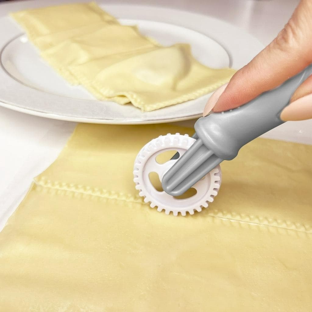 Carretilha Fecha E Corta Massa Profissional Corta E Fecha Pastel Ravioli Fechador De Massas