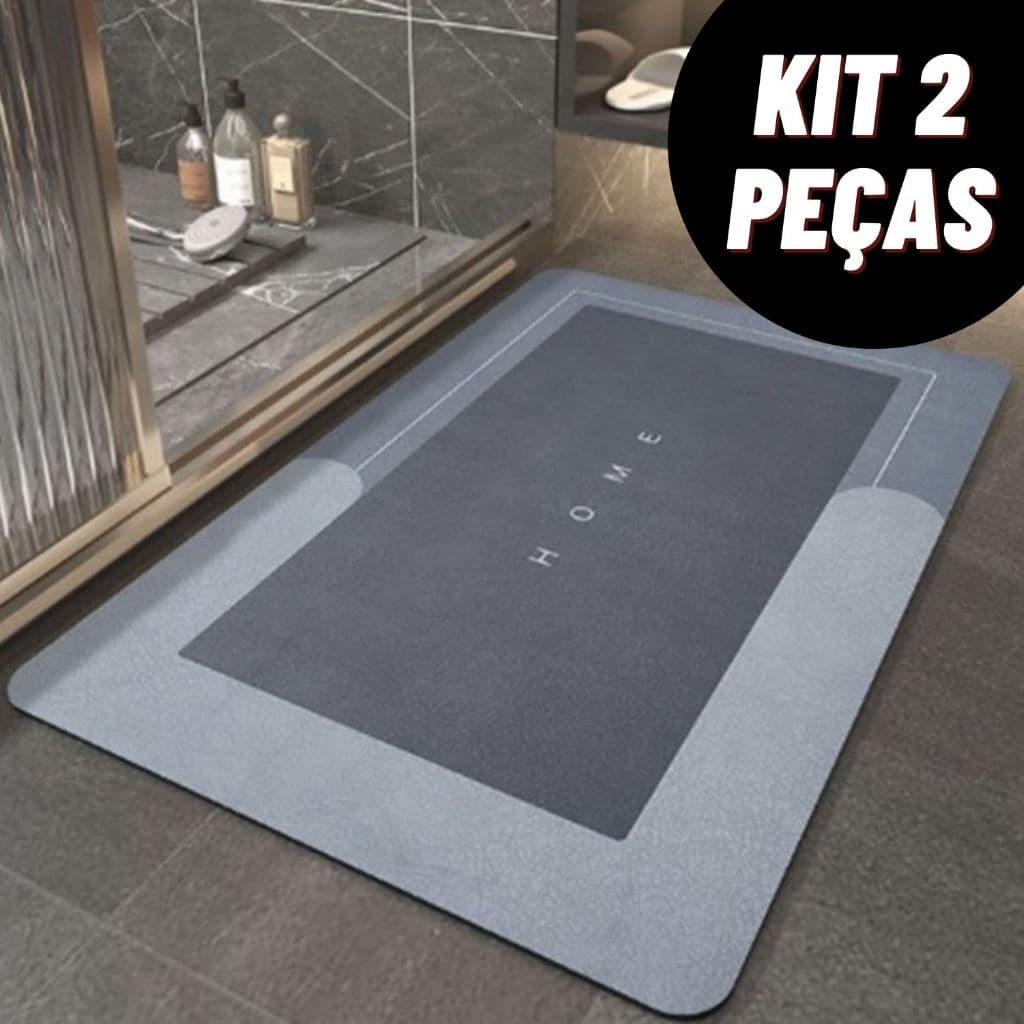 Tapete De Banheiro Absorvente Antiderrapante