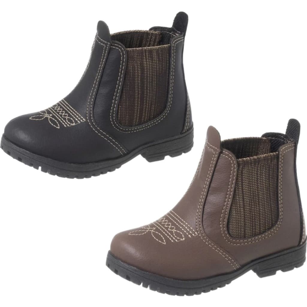 Bota jeca Infantil Masculino Jequinha Cowntry Estilosa Confortável casual