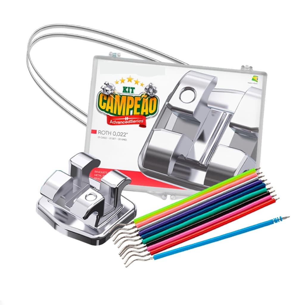 Super Kit c/ 20 Braquete + 2 Arcos + 1000 Borrachinhas coloridas