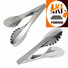 PEGADOR DE PÃO INOX 430 COM 2 PEÇAS COM DENTES PARA MAIOR FIXAÇÃO COM NOTA FISCAL