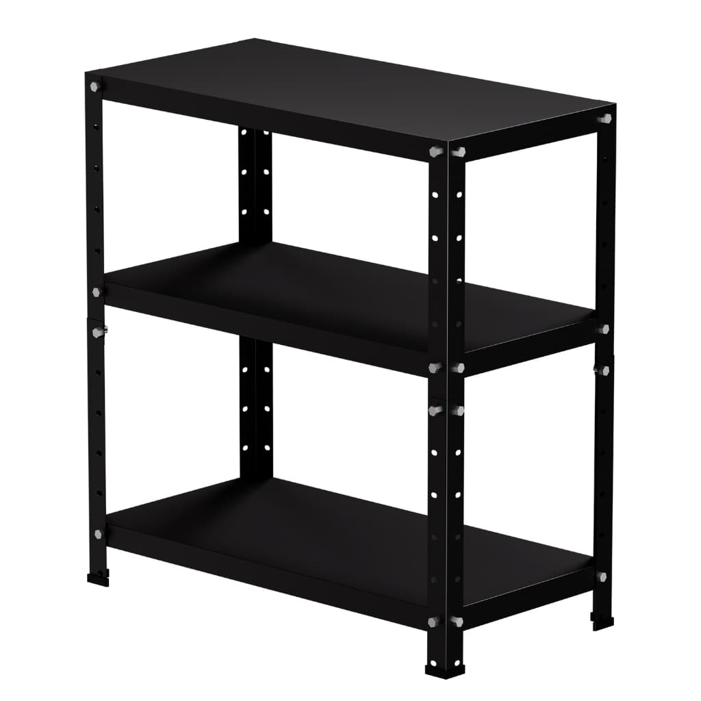 Armário de Aço  Prateleira de aço médio Compacto com 3 Prateleiras  - 65cm x 60cm x 30cm