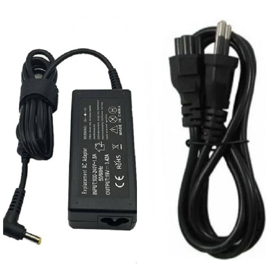 Fonte Carregador Para Acer Aspire 3 A315-56-3478 ES1 571 521 19v 65w