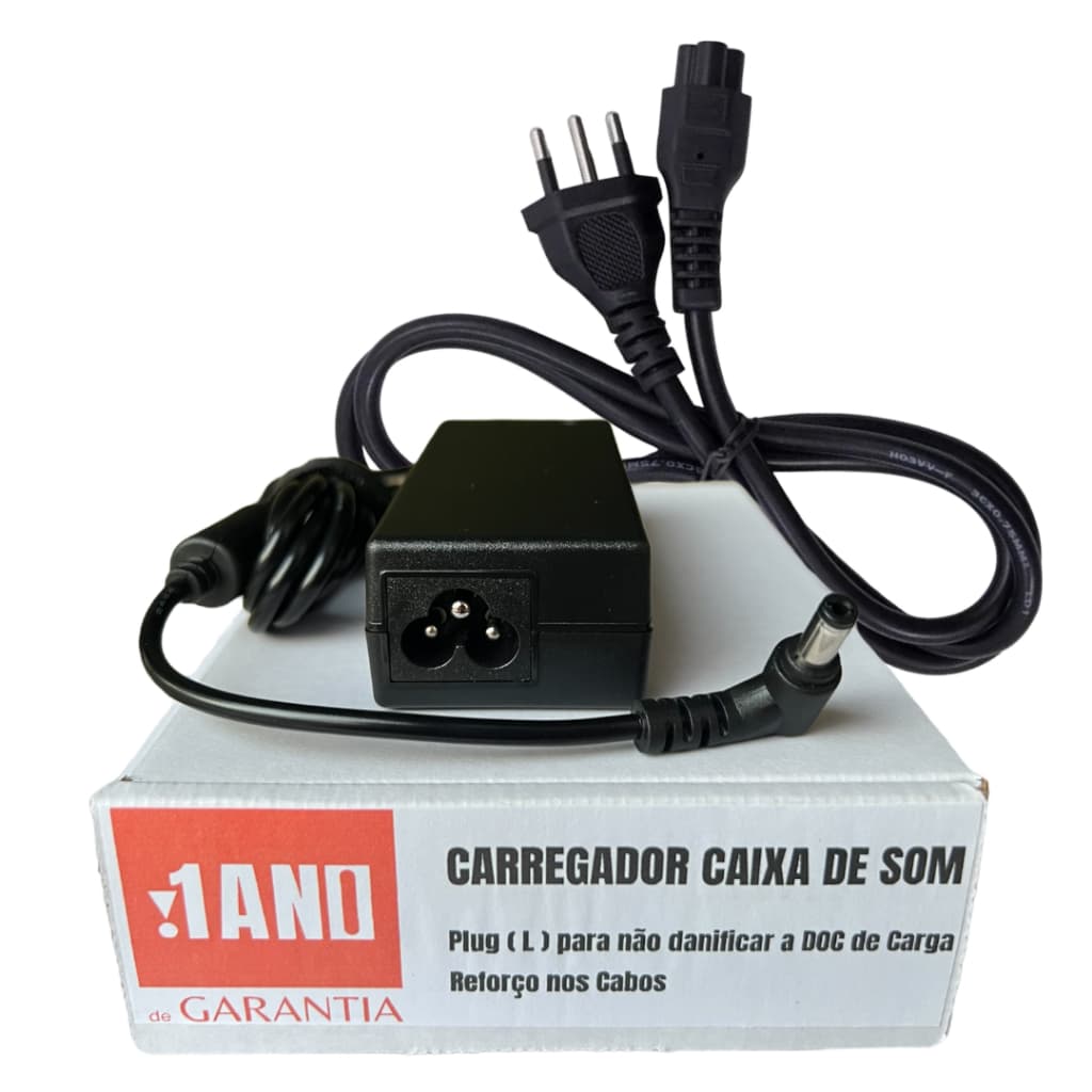 Carregador para Caixa De Som Boombox 1 e 2 , Xtreme 1 e 2, Omini 10 Onyx Studio, Onyx Studio 2/3/4/5