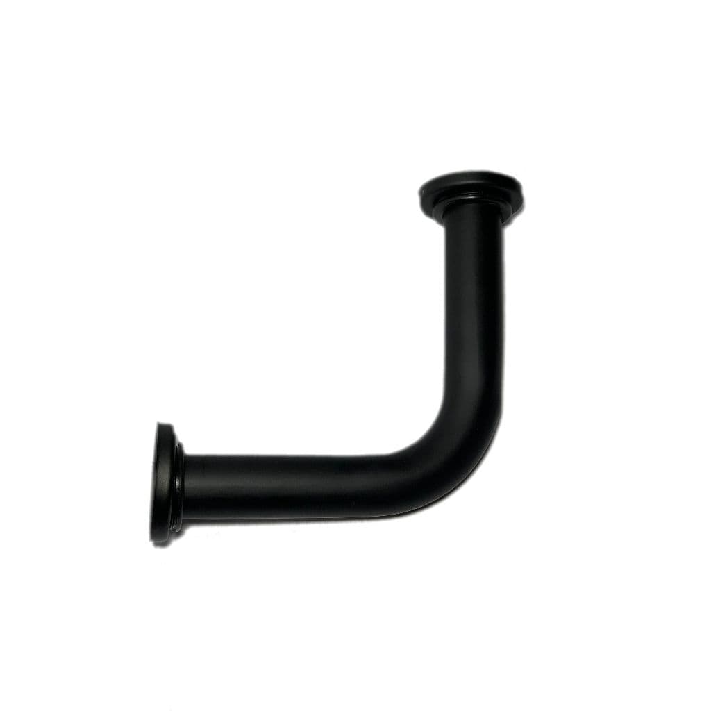 Barra / Alça De Apoio Para Banheiro Preto Fosco Para Lavar Os Pés / Depilar