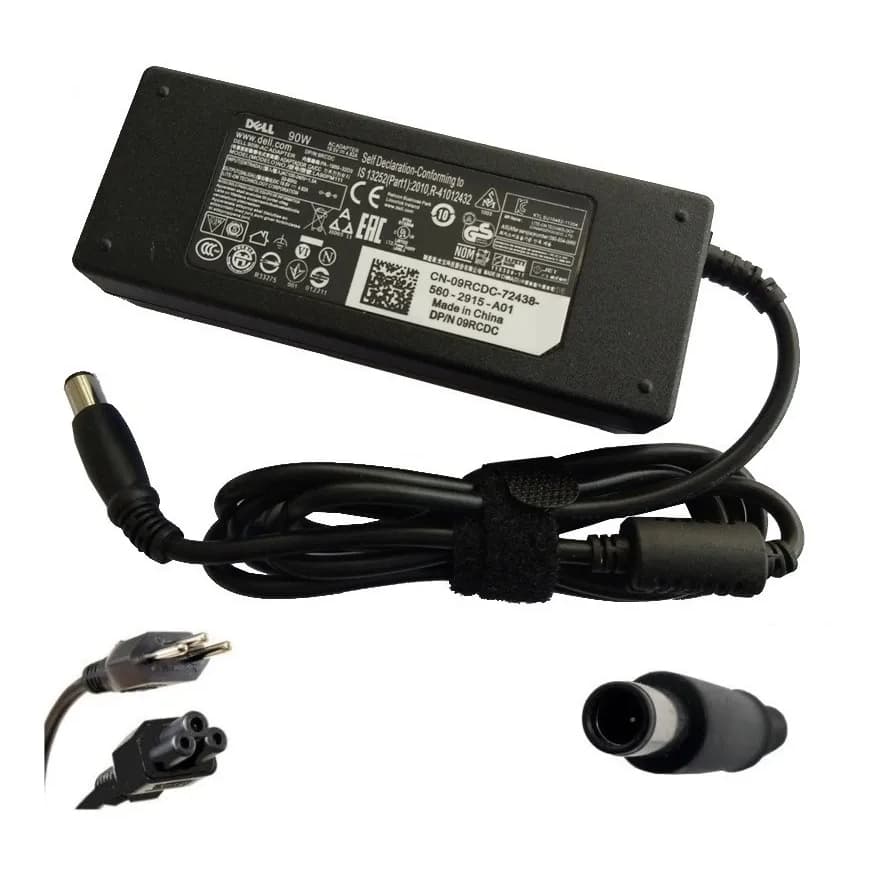 Fonte Carregador Original Dell 90w 19,5v 4.62a Pa-12 + Cabo