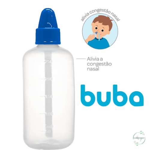 Lavador Nasal 250 ml Buba Higienizador Lavagem Congestão Nasal Infantil e Adulto