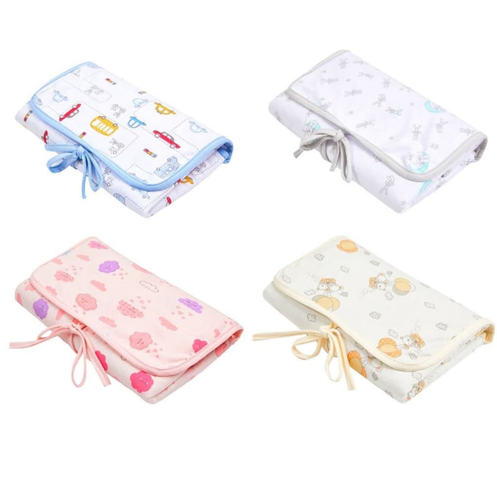 TROCADOR PORTÁTIL IMPERMEÁVEL C/ ACOLCHOADO E PORTA FRALDAS PARA BEBÊ- PAPI MALHAS- CONFORTAVEL