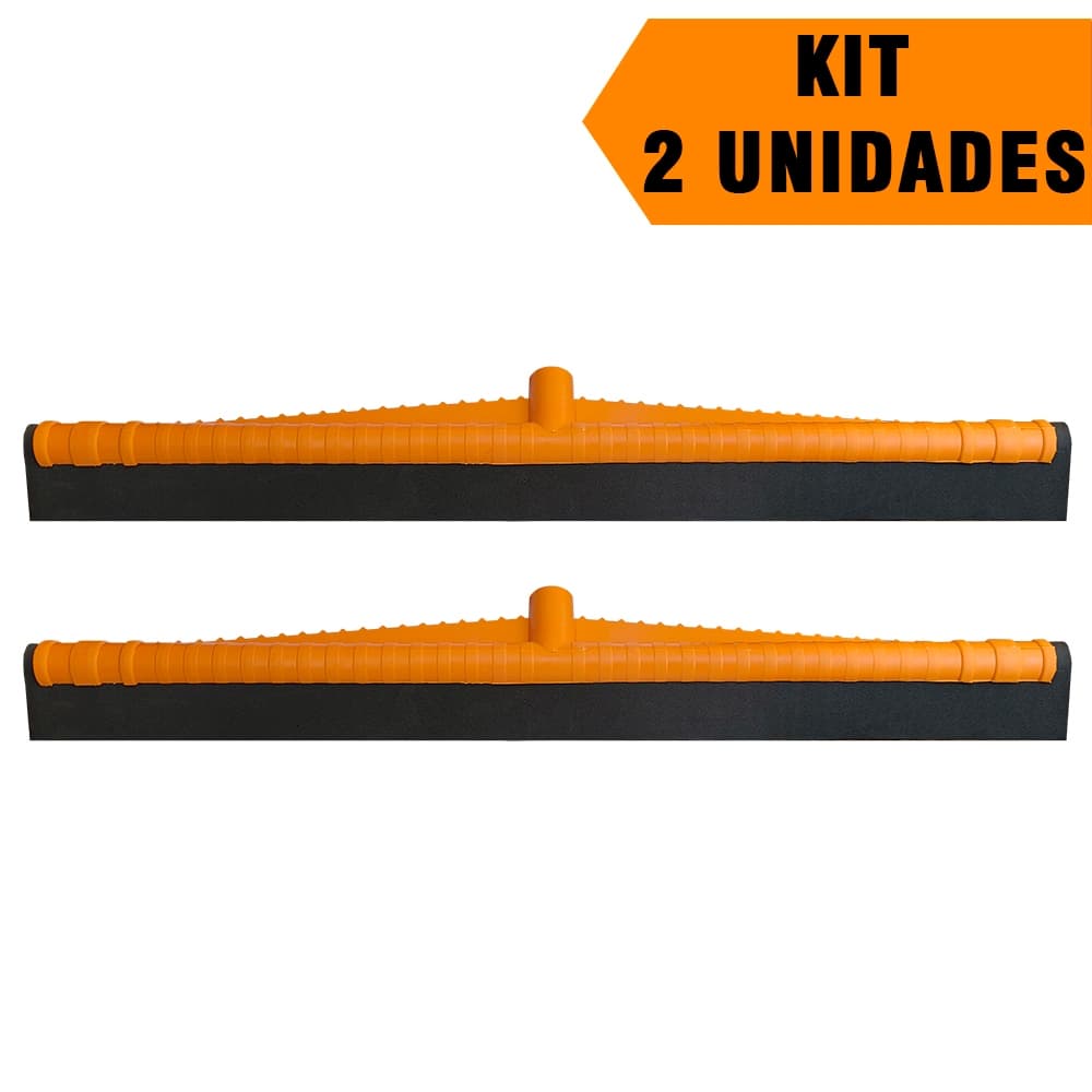 Kit 2 Rodo Grande Plastico 60cm Multiuso Eva Duplo Reforçado