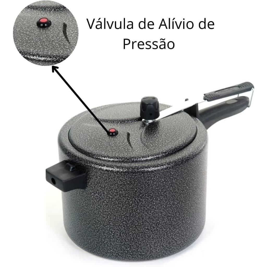 Panela de Pressão 4,5 Preto Crackeada ASJ + ENVIO RÁPIDO E SEGURO