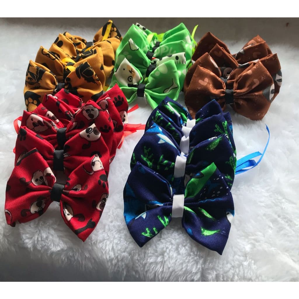 30 Gravatas borboleta para cachorro oxford pet shop banho e tosa macho