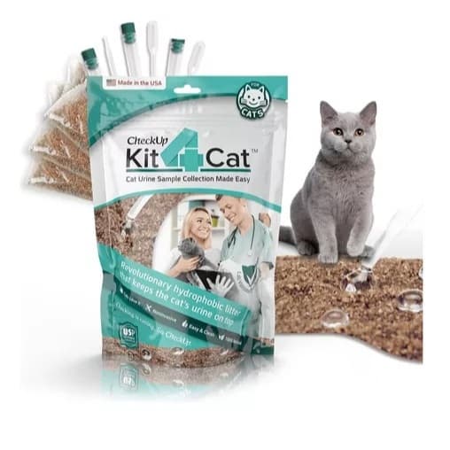 Areia Para Gato Kit4cat Coleta de Urina Felino Krusse Gatos Sache