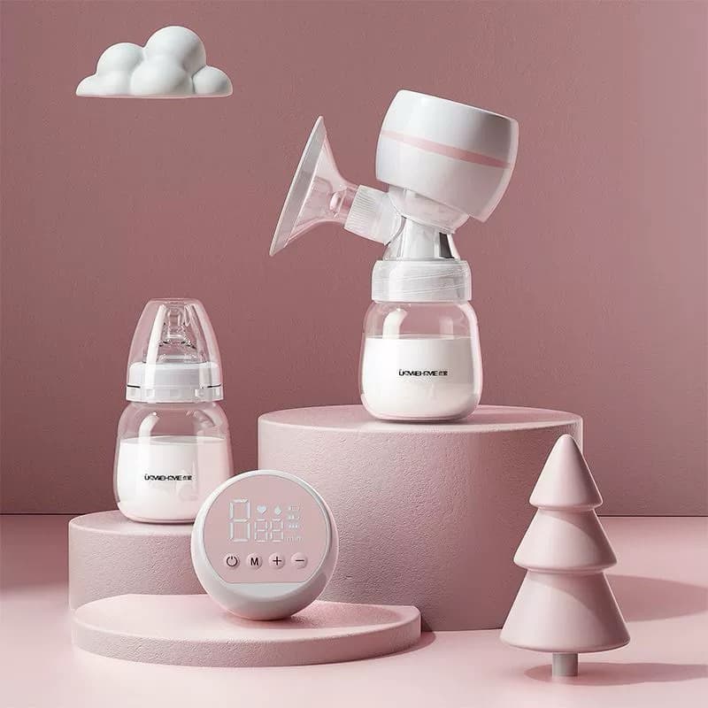 Bomba Tira Leiteira Elétrica Silenciosa Massageadora Recarregável Portátil Para Amamentação De Bebês
