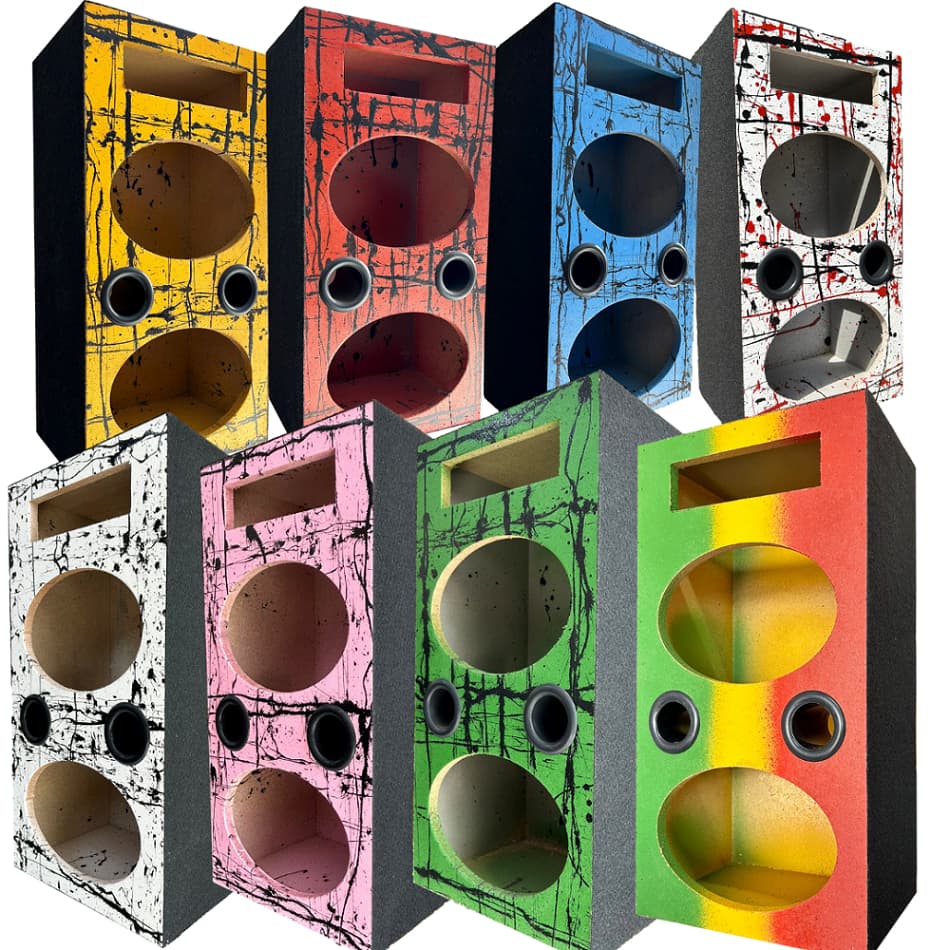 Caixa Vazia Bob Corujinha residencial par de 6x9 e player 1din 2 de 6x9