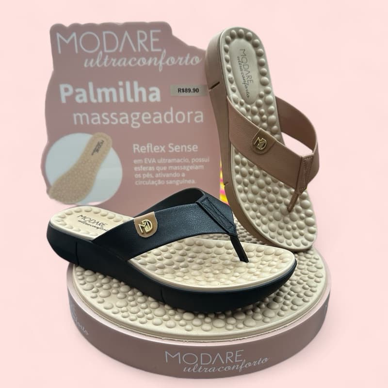 Chinelo Tamanco MODARE ORIGINAL Ultraconforto palmilha flex confort ORIGINAL 7142 2024 PROMOÇÃO