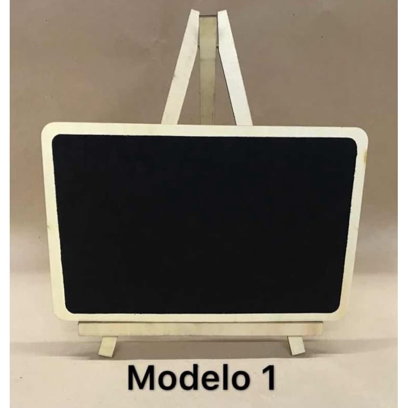 porta recado lousa mdf cavalete 35cm