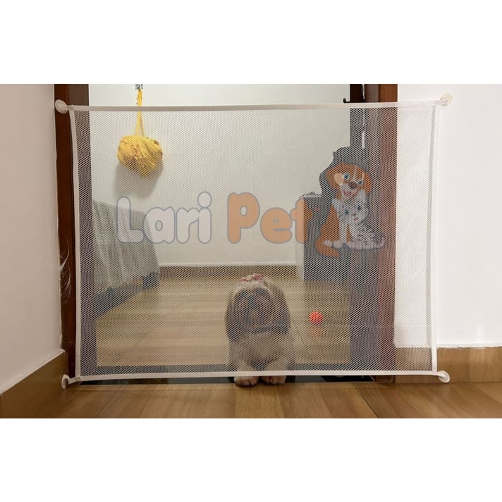 Cerca tela cercado para cachorros - Divisoria para portas - COR BRANCA