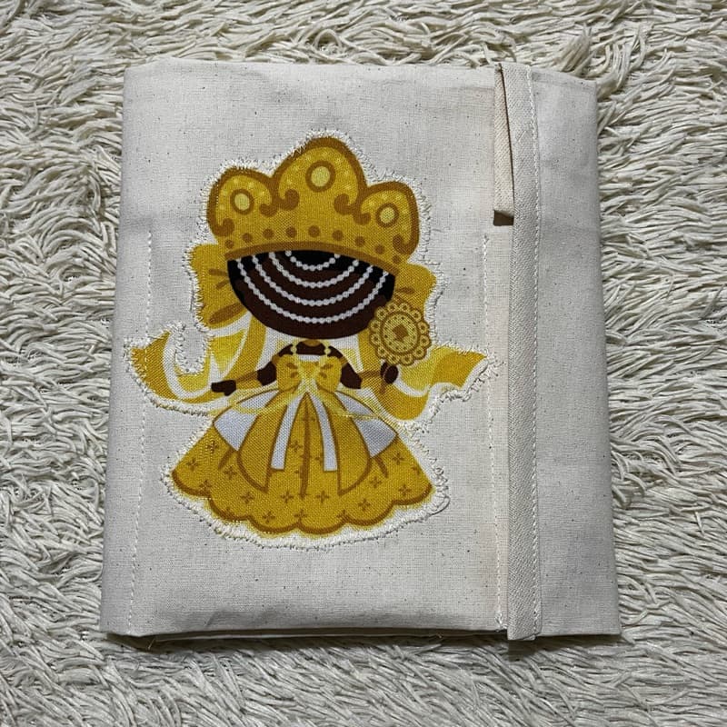 Carteira/Estojo para carregar velas.