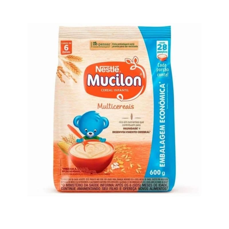 Cereal Infantil Mucilon Multicereais Pacote 600g
