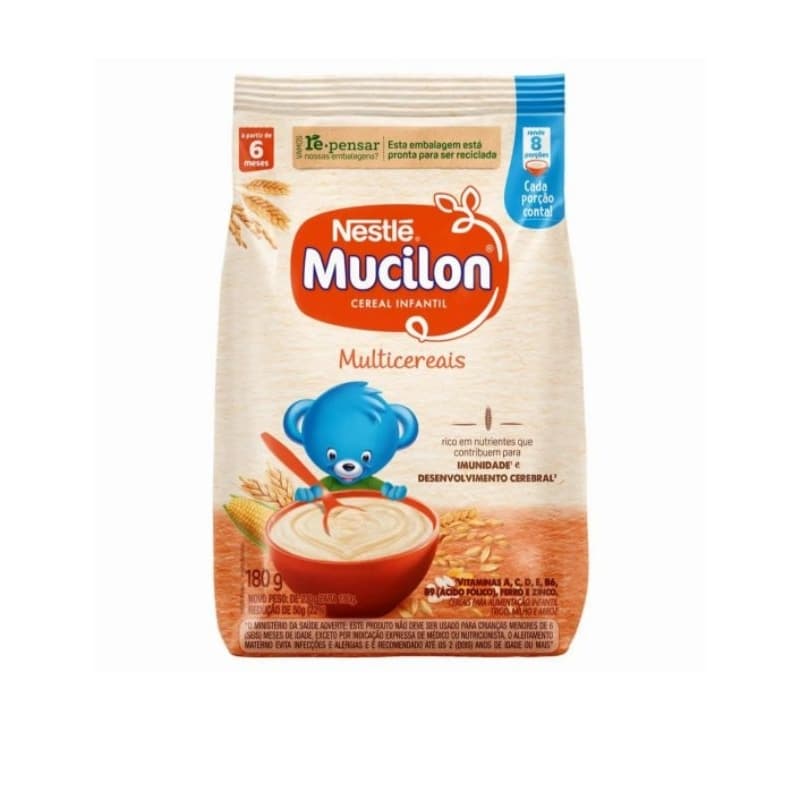 Cereal Infantil Nestlé Mucilon Multicereais Sachet 180g
