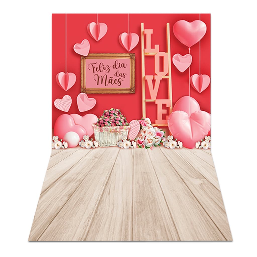 Fundo Fotográfico Dia Das Mães Em Tecido PN-01086