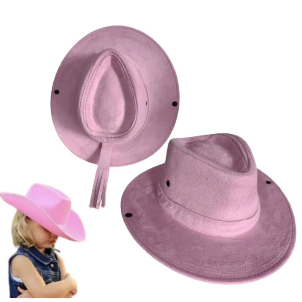 Chapéu Country Infantil Juvenil Varias Cores Criança Unissex Cowboy Boiadeiro Peão Rodeio 2024