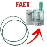 KIT 2 Correias Multiprocessador Faet ou Braun - Multipratic