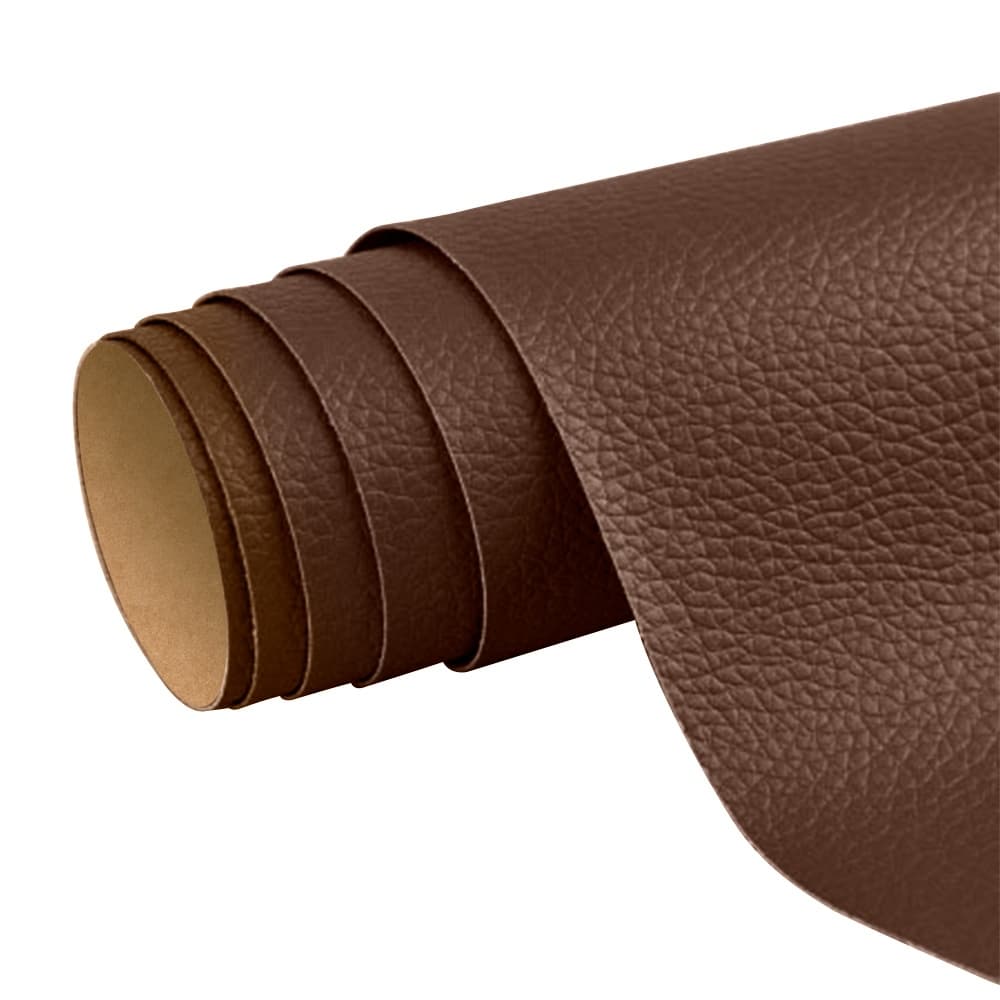 Reparo Couro Sintetico Auto Adesivo Marrom 50x137cm