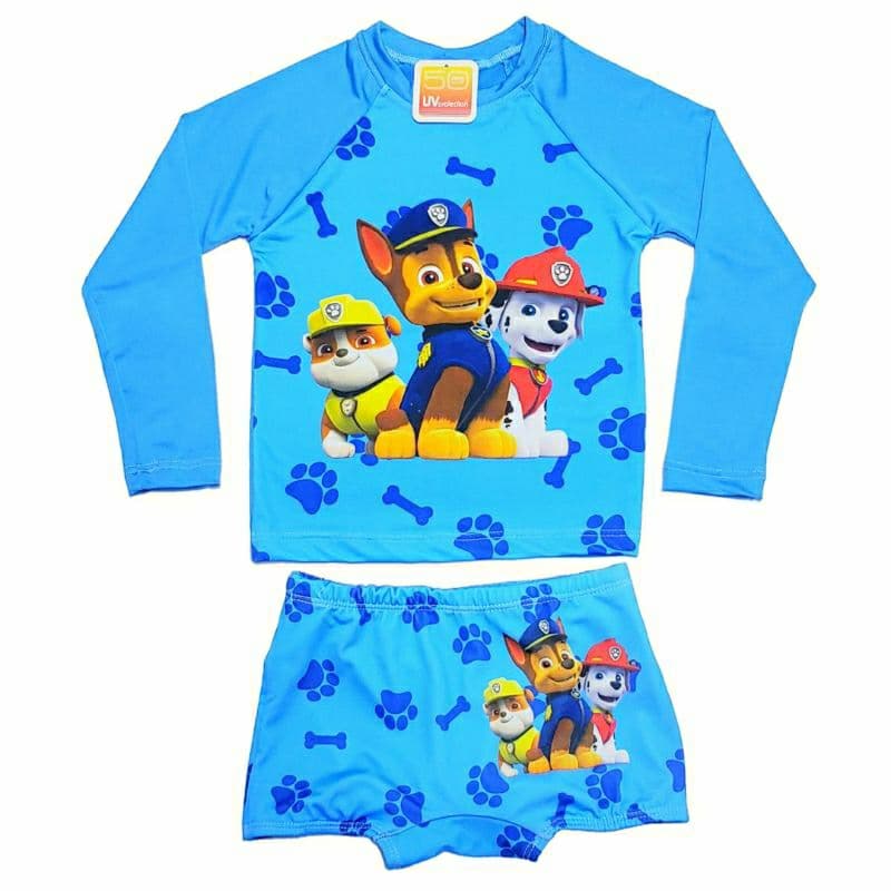 Kit Praia Infantil Blusa Uv + Sunga Fator 50 Menino