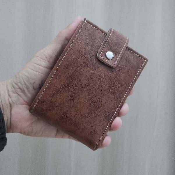 Carteira masculina Sintética Compacta Cartões CNH Cédulas