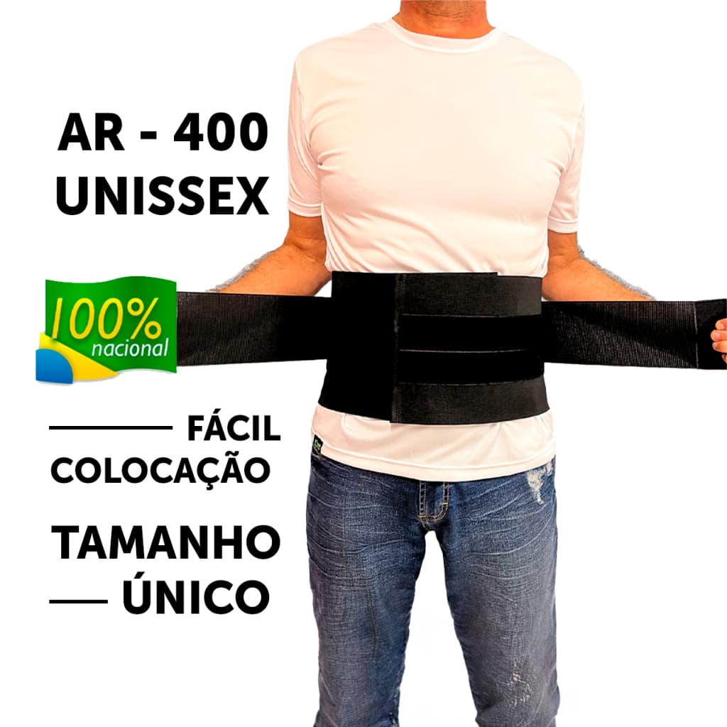 Cinto Abdominal Lombar Modelador corretor Postural tamanho Unico de 70 a 120 cm