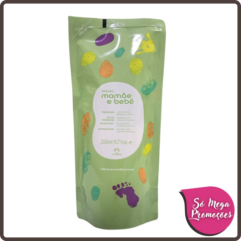 Refil Hidratante Mamãe e Bebê 200ml