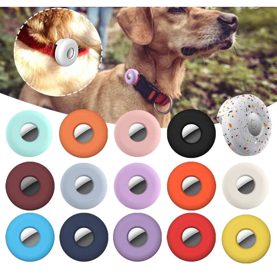 Case Capa de Silicone para airtags ,  protetora de airtag aintiqueda  coleira de pet Mocilha e bolsa